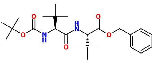 (image for) MC085085 Name Benzyl (S)-2-((S)-2-((tert-butoxycarbonyl)amino)-3,3-dimethylbutanamido)-3,3-dimethylbutanoate